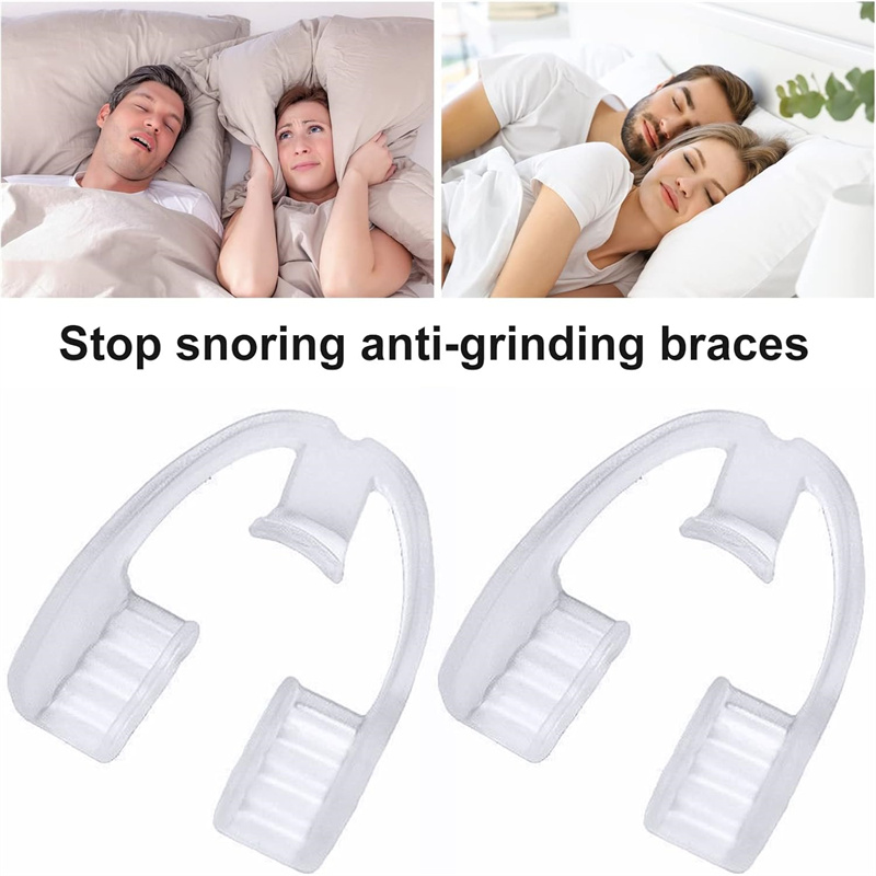 Teeth Whitening Mouth Guard - ที่ครอบฟันซิลิโคนป้องกันการกัดฟัน, ที่ครอบฟัน EVA สำหรับป้องกันการกัดฟันตอนกลางคืน, ที่ครอบฟันสำหรับการนอนหลับ-2 ชิ้น