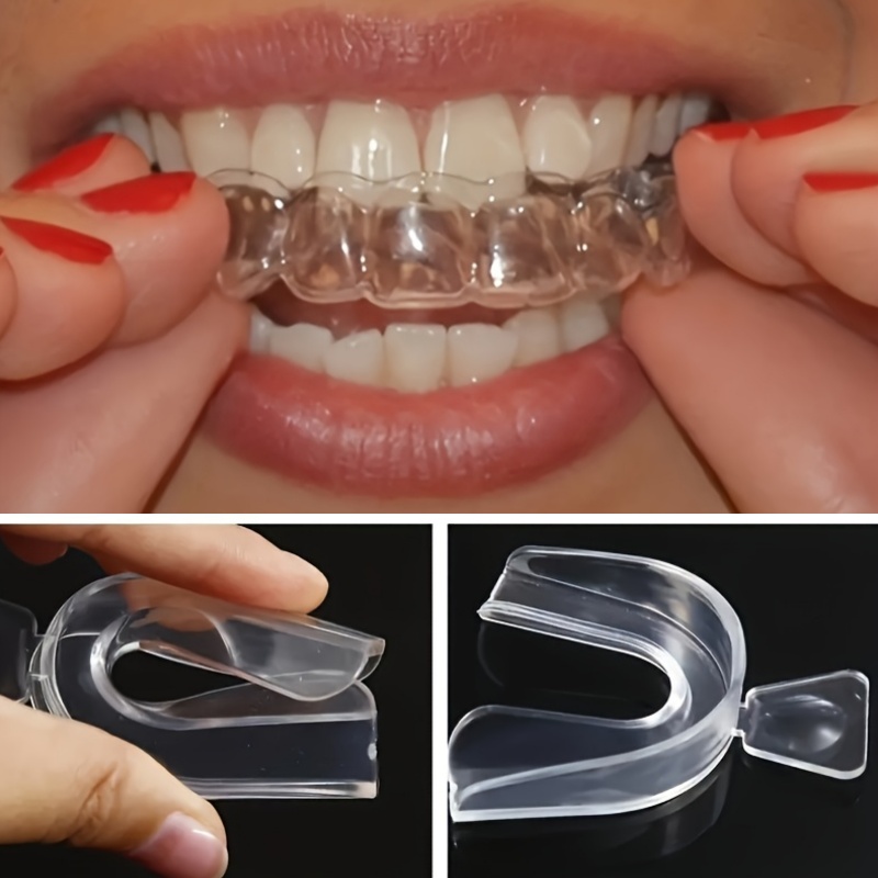 Teeth Whitening Trays - เครื่องมือจัดฟันซิลิโคนแบบใสสำหรับทุกเพศ ใช้สำหรับฟอกสีฟัน จัดฟันตรง ใช้ตอนกลางคืน ดูแลสุขภาพฟัน