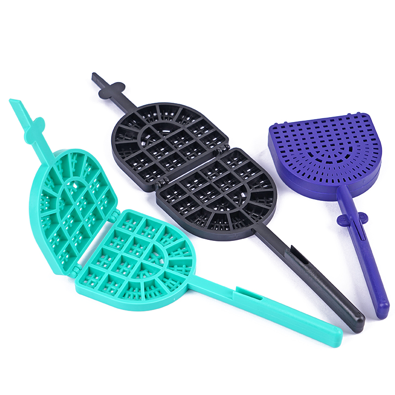 Teeth Whitening Trays - 1 pcTooth ซักผ้าแร็กเก็ตสําหรับพอร์ซเลนทําความสะอาดฟันแผ่นขัดวีเนียร์วัสดุทันตกรรมล้างถาดเครื่องมือ
