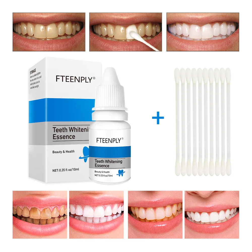 Teeth Whitening Hismile - FTEENPLY ฟันไวท์เทนนิ่ง Oral สุขอนามัยทำความสะอาดเซรั่มลบคราบจุลินทรีย์ฟอกสีฟันเครื่องมือทันตกรรม Care