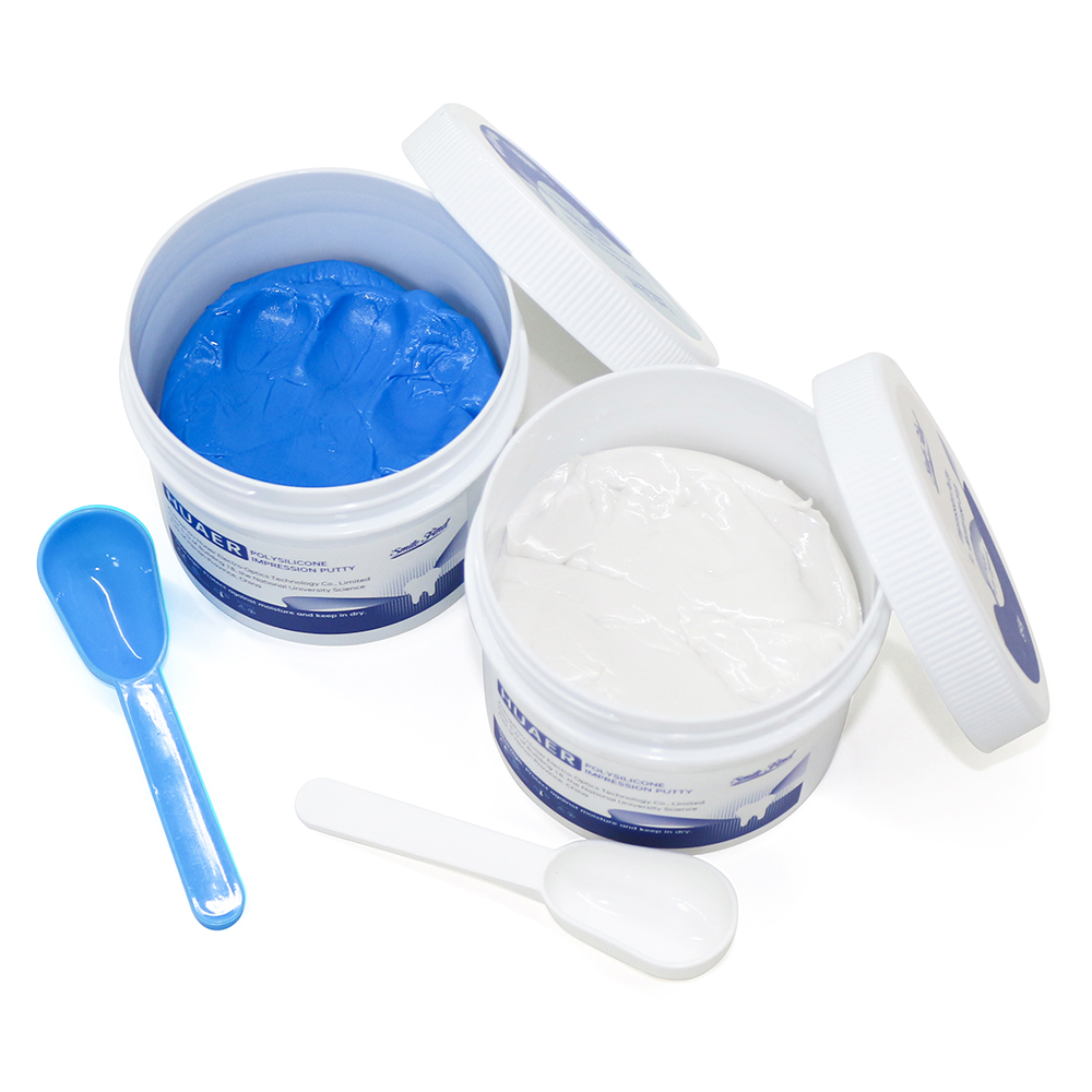 Teeth Whitening Moulds - ทันตกรรมคลินิก Impression Putty วัสดุมงกุฎซิลิโคนยางฟันชุดแม่พิมพ์ Catalyst สำหรับฟันปลอม