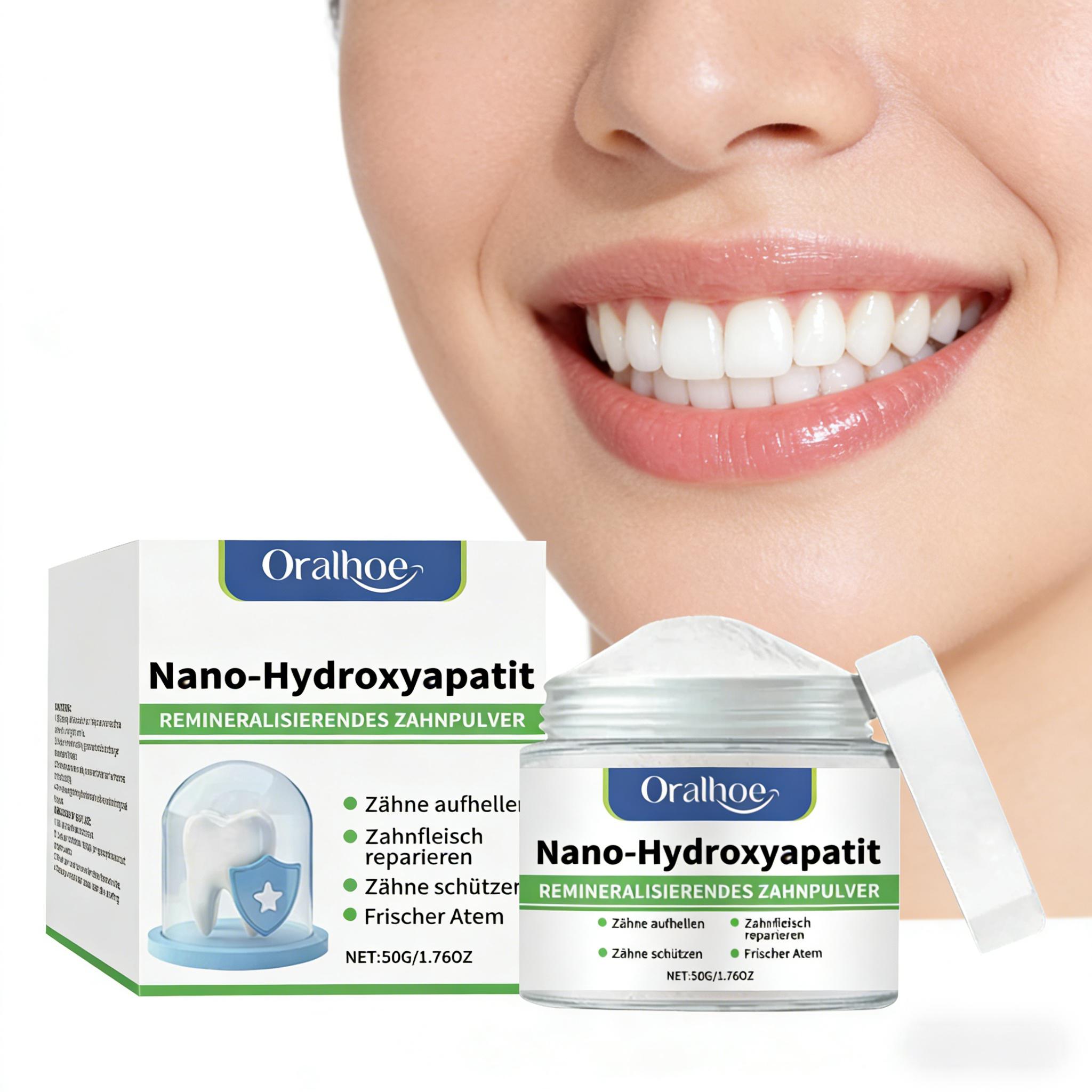 Teeth Whitening Hismile - ผงฟอกสีฟัน Oralhoe ทำความสะอาดคราบพลัค คราบเหลือง ขจัดคราบเหลือง ฟันขาวสดใส