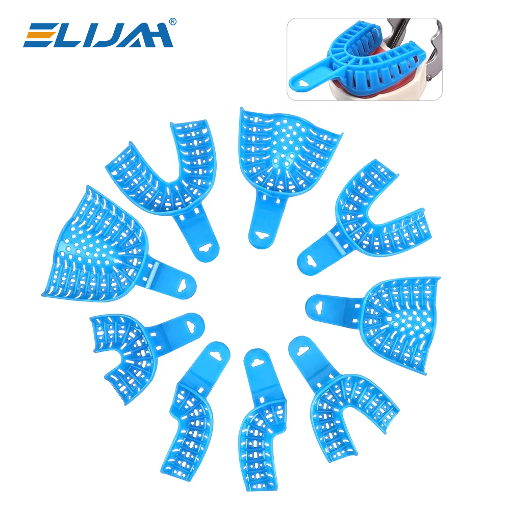 Teeth Whitening Trays - 9 ชิ้น/เซ็ตพลาสติกทิ้งทันตกรรม Impression ถาด Denspay ทันตกรรม