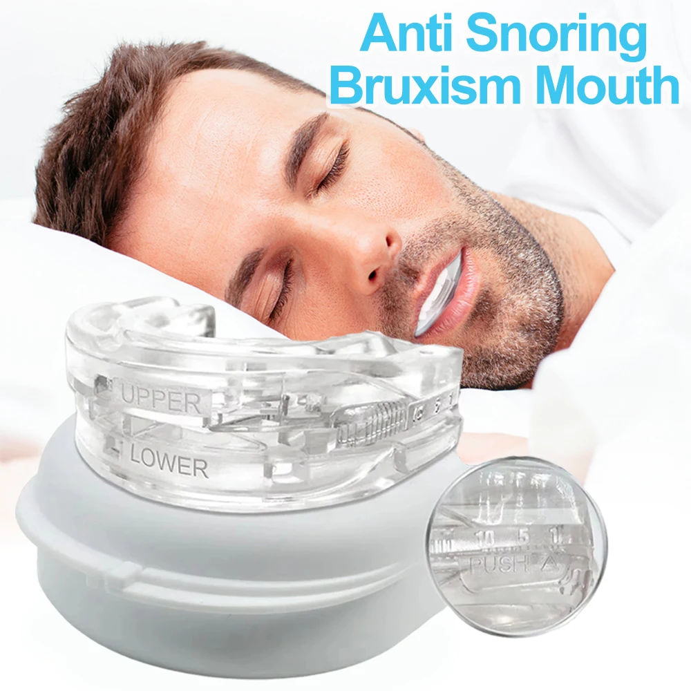 Teeth Whitening Mouth Guard - Anti-Snoring Mouth Guard, ปากเป่าแบบปรับได้ - Night
