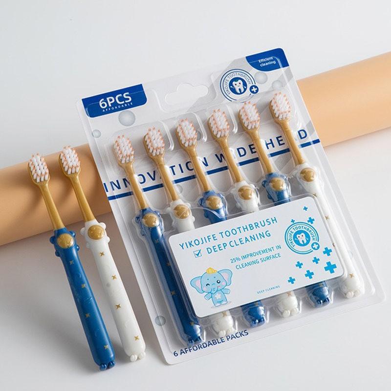 Teeth Whitening Effective - 1/6 ชิ้น แปรงสีฟันขนนุ่มสำหรับผู้ใหญ่ ดูแลสุขภาพเหงือก พร้อมประสิทธิภาพการทำความสะอาดที่ดีเยี่ยม ฟันขาวสะอาด