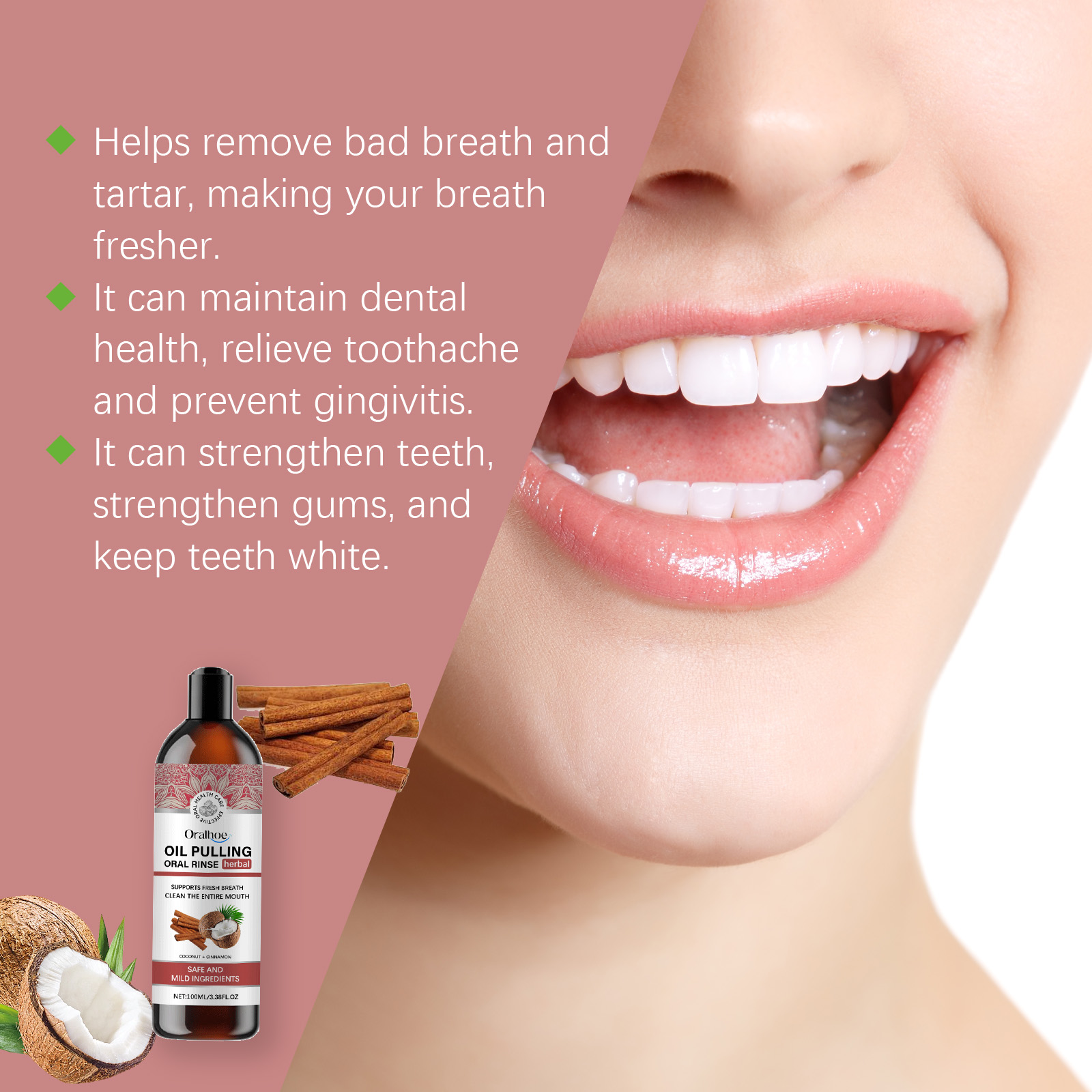 น้ํามันมะพร้าวดึงน้ํายาบ้วนปาก - Coconut Oil Pull บทวิจารณ์และราคา