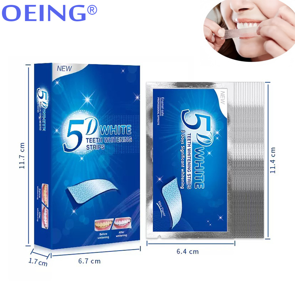 แผ่นฟอกสีฟัน 9D 5D 14/28 คู่ ช - Teeth Whitening Effective บทวิจารณ์และราคา