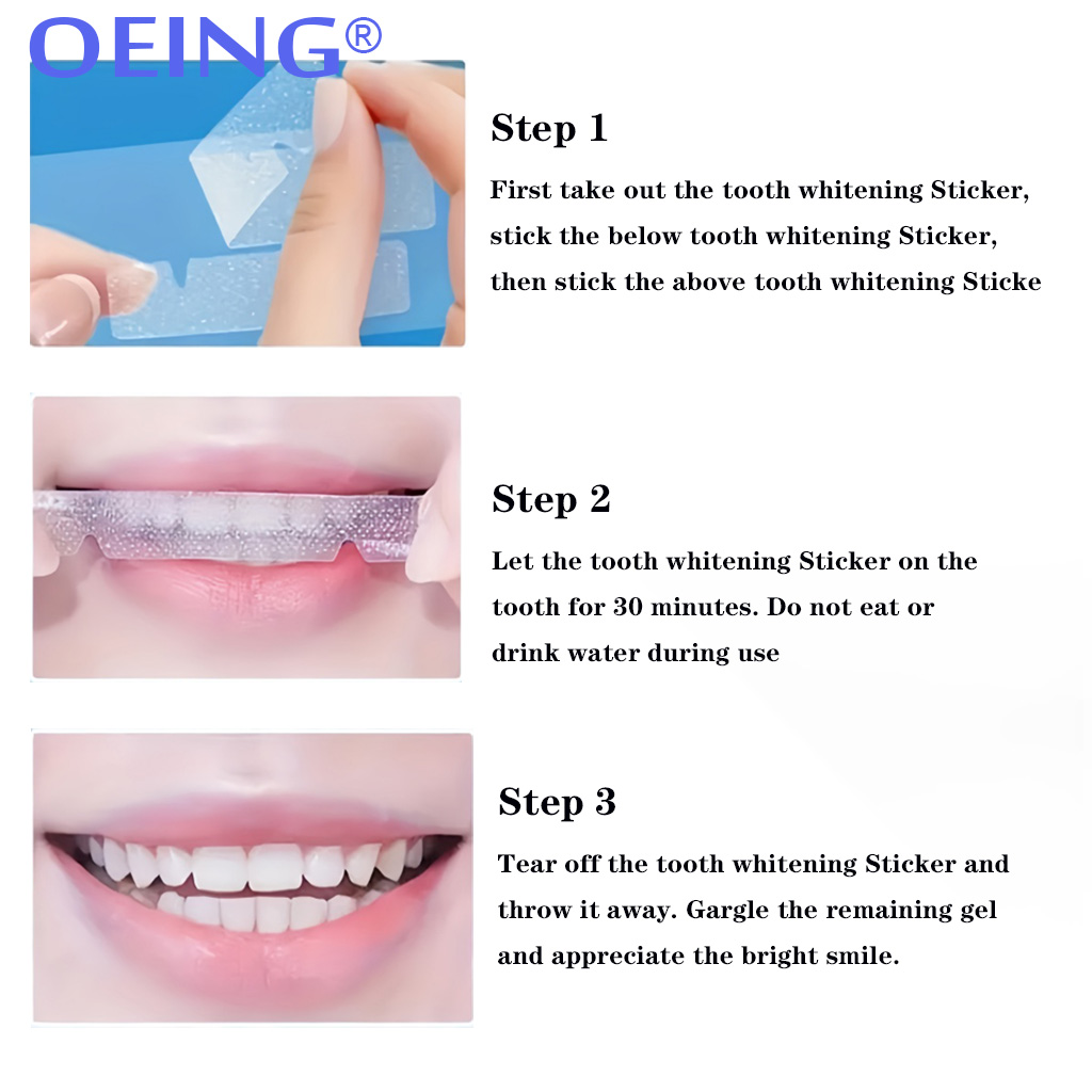 แผ่นฟอกสีฟัน 9D 5D 14/28 คู่ ช - Teeth Whitening Effective บทวิจารณ์และราคา