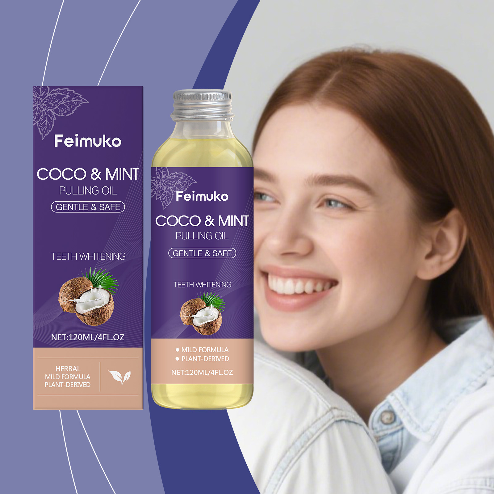 น้ำมันมะพร้าวผสมเปปเปอร์มินต์  - Coconut Oil Pull บทวิจารณ์และราคา