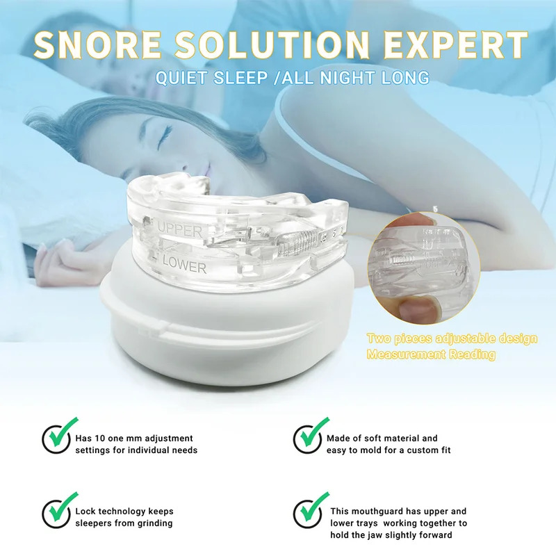 Anti Snoring Bruxism Mouth Gua - Teeth Whitening Mouth Guard บทวิจารณ์และราคา