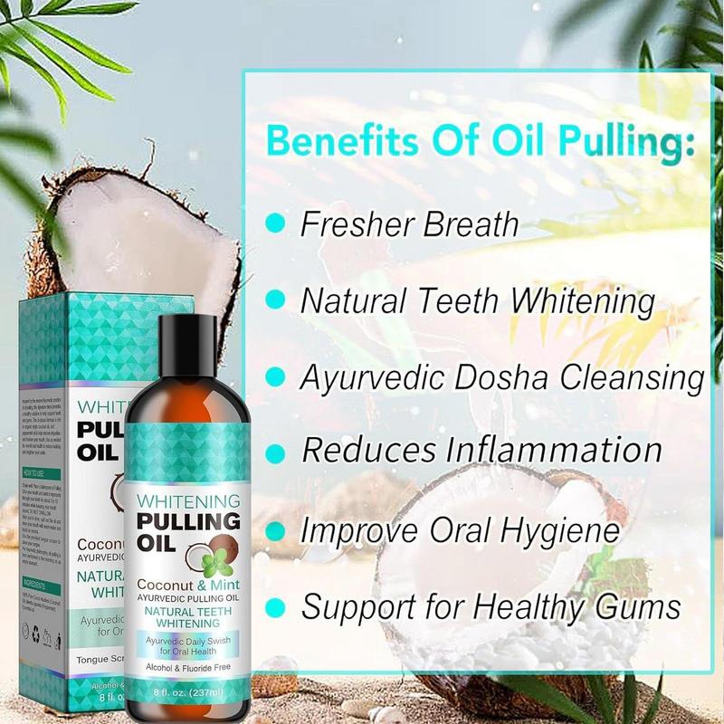 น้ำยาบ้วนปากปราศจากแอลกอฮอล์23 - Coconut Oil Pull บทวิจารณ์และราคา