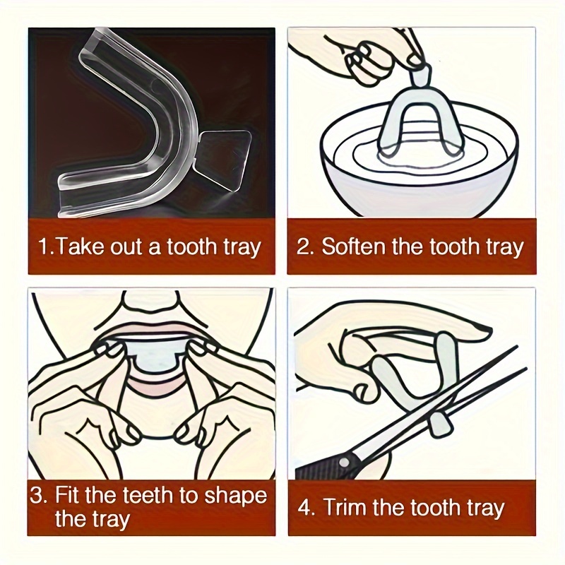 เครื่องมือจัดฟันซิลิโคนแบบใสสำ - Teeth Whitening Trays บทวิจารณ์และราคา