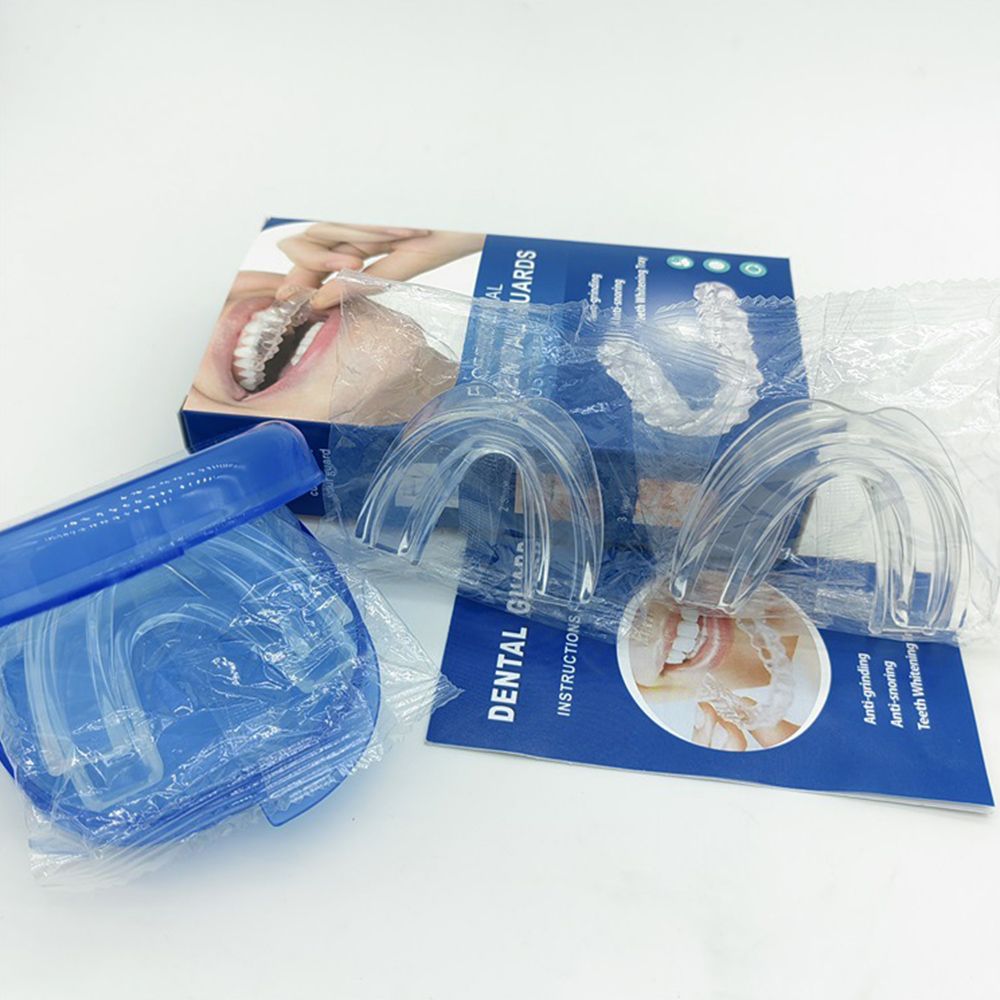 บดแน่นหยุดการนอนกรนกล่องฟันทัน - Teeth Whitening Mouth Guard บทวิจารณ์และราคา