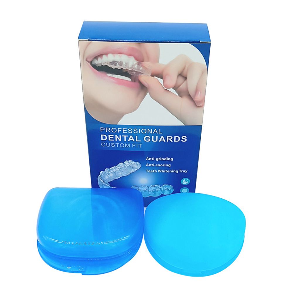บดแน่นหยุดการนอนกรนกล่องฟันทัน - Teeth Whitening Mouth Guard บทวิจารณ์และราคา