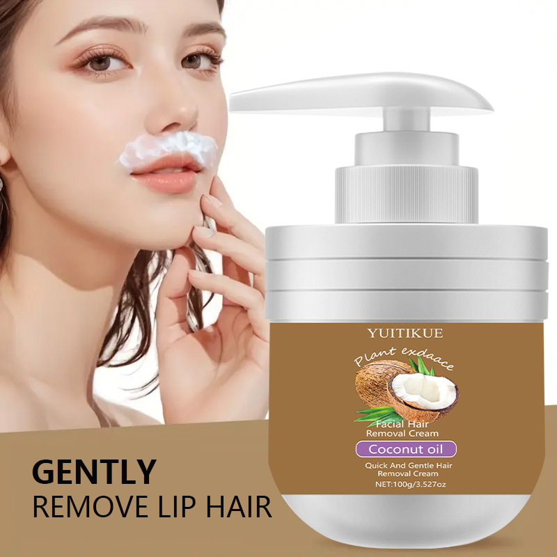 ครีมกำจัดขนบนใบหน้า 100 กรัม - - Coconut Oil Pull บทวิจารณ์และราคา