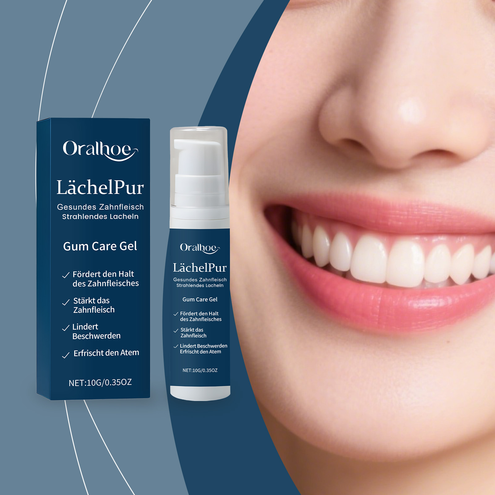 เจลซ่อมแซมเหงือก บรรเทาเหงือกห - Teeth Whitening Hismile บทวิจารณ์และราคา