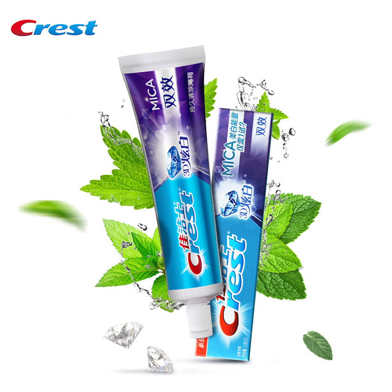 Crest 3D MICA ยาสีฟันฟลูออไรด์ - Teeth Whitening Effective บทวิจารณ์และราคา