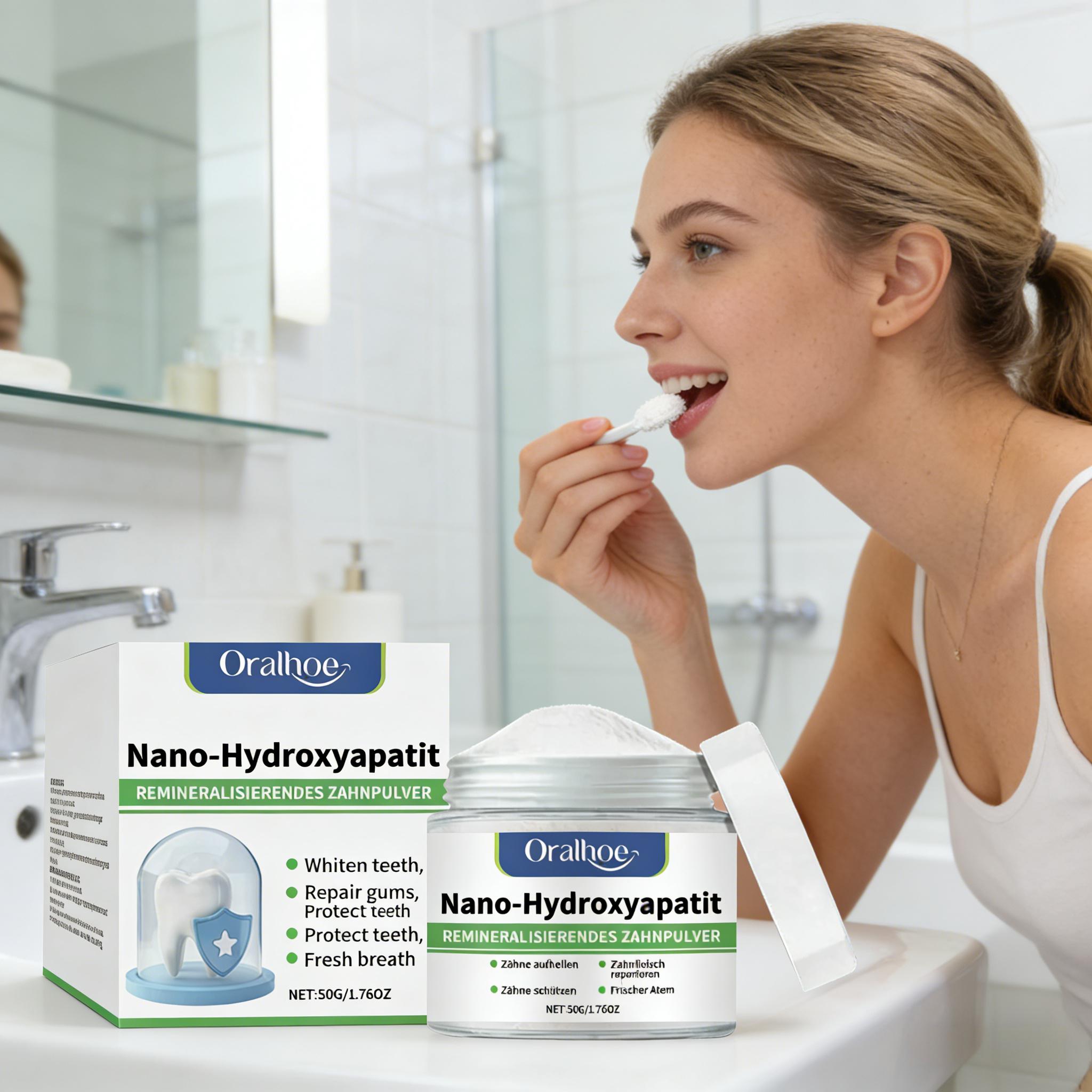 ผงฟอกสีฟัน Oralhoe ทำความสะอาด - Teeth Whitening Hismile บทวิจารณ์และราคา