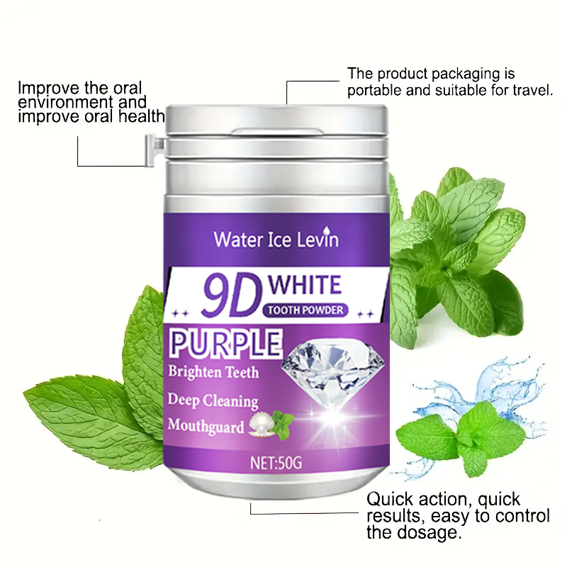 ผงฟอกฟันขาว 9D ช่วยให้ฟันขาวขึ - Teeth Whitening Quick Results บทวิจารณ์และราคา