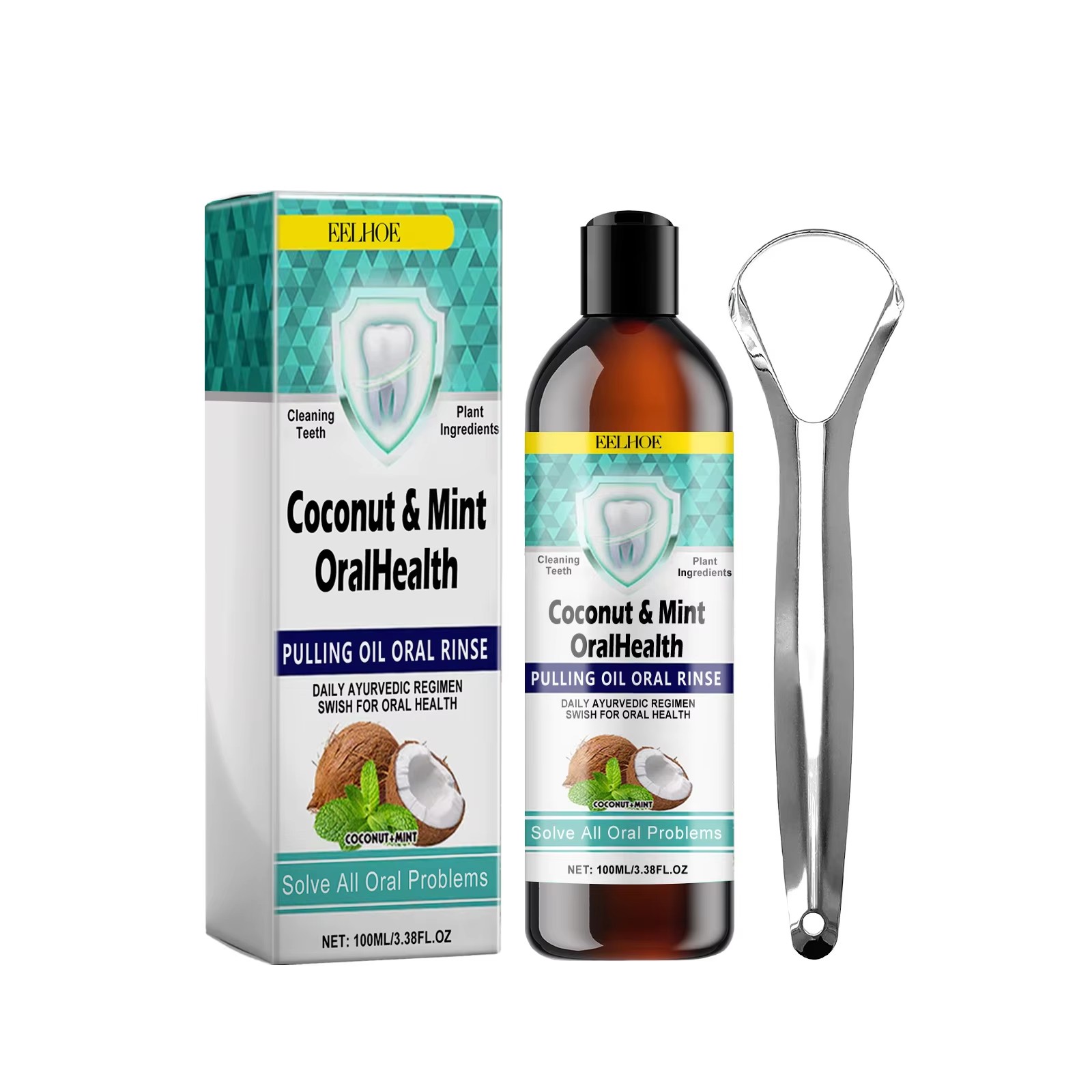 EELHOE Mint น้ํามันมะพร้าวดึงน - Coconut Oil Pull บทวิจารณ์และราคา