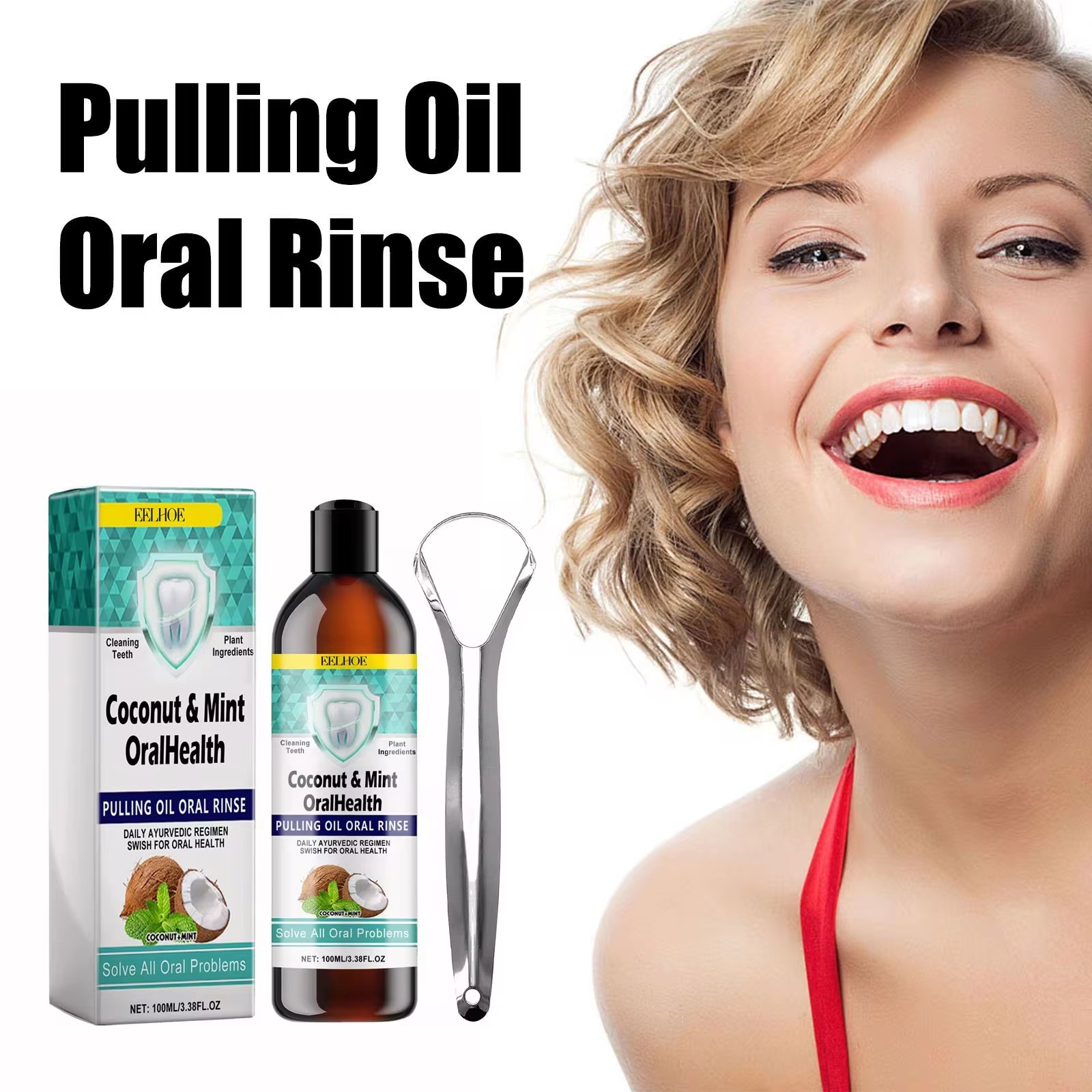 EELHOE Mint น้ํามันมะพร้าวดึงน - Coconut Oil Pull บทวิจารณ์และราคา