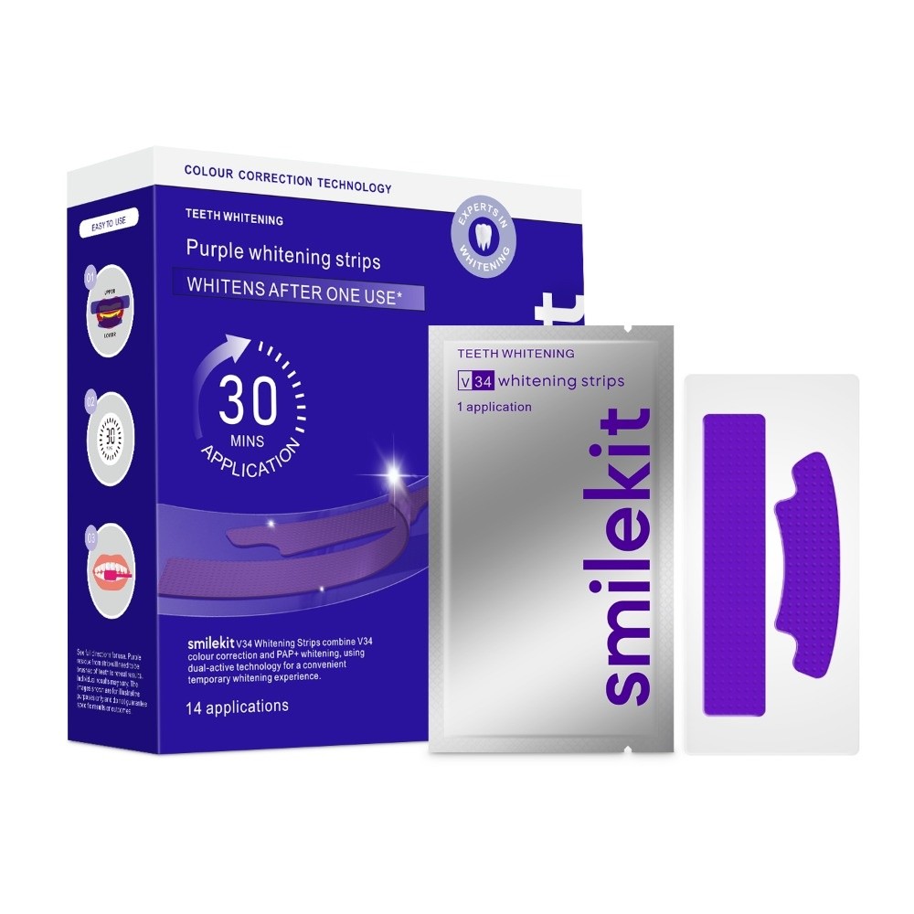 แผ่นฟอกสีฟันแบบมืออาชีพ 7/14 ช - Teeth Whitening Effective บทวิจารณ์และราคา