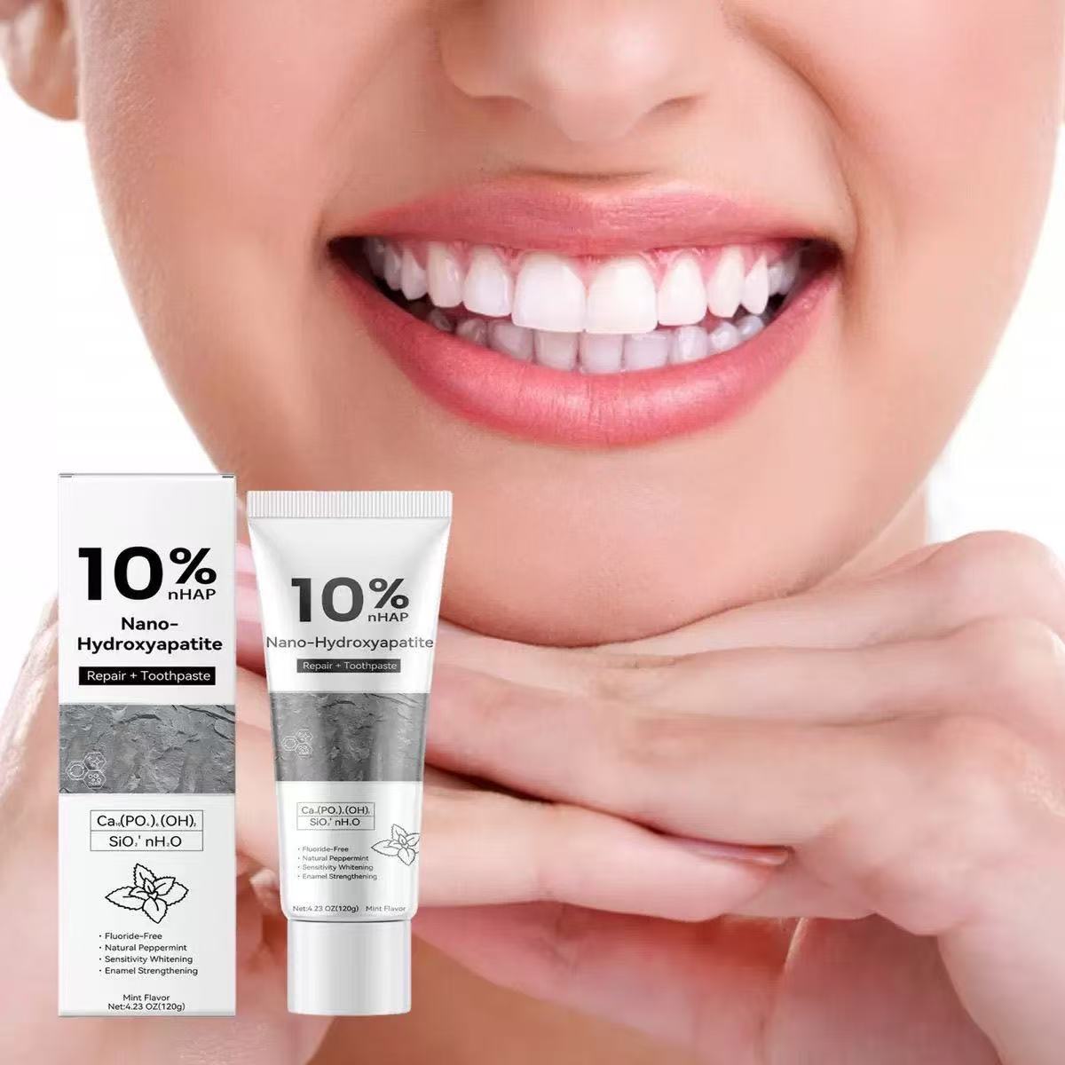 ยาสีฟันนาโนไฮโดรซีอะพาไทต์ 10% - Teeth Whitening Cream บทวิจารณ์และราคา