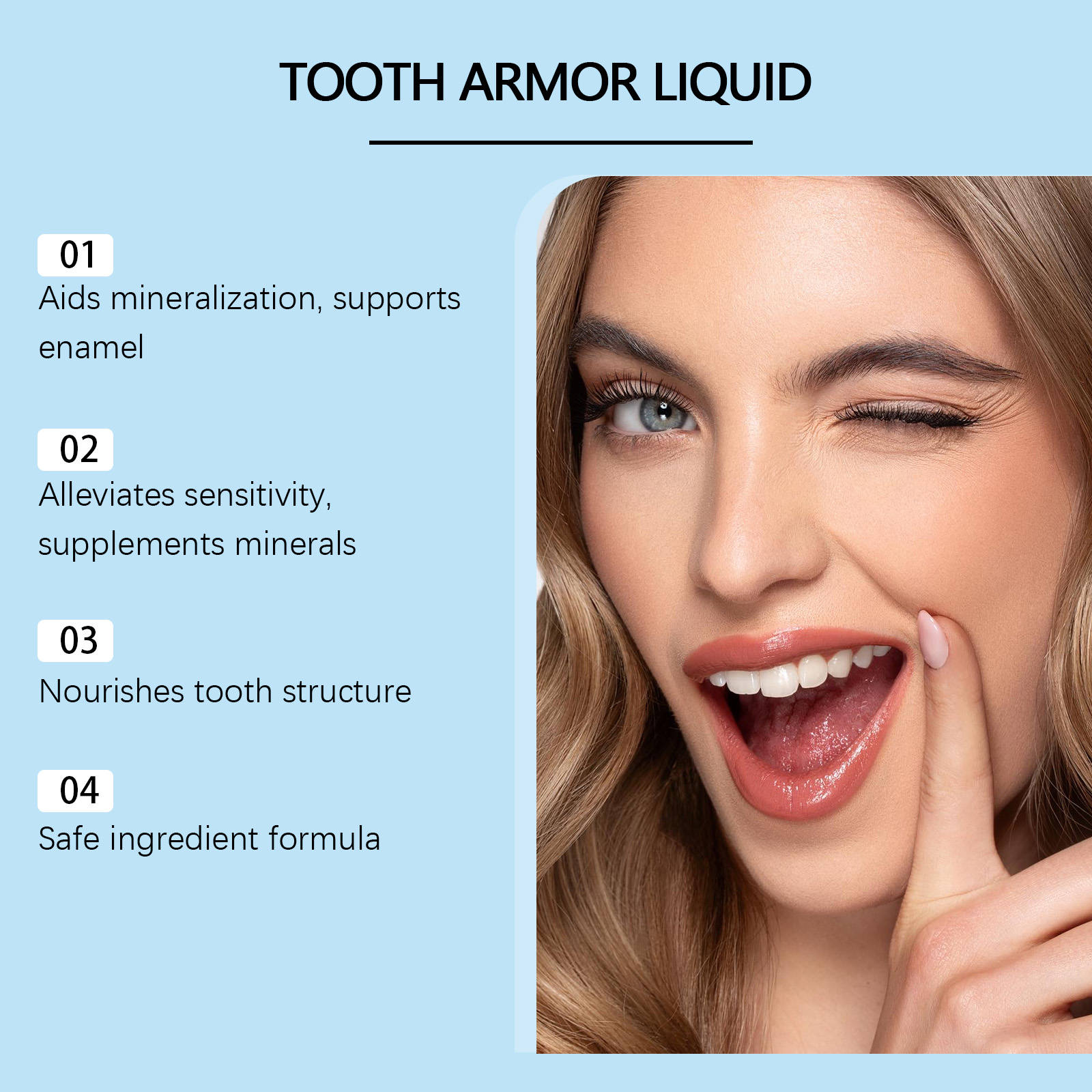 น้ำยาดูแลฟัน ไฮดรอกซีอะพาไทต์  - Teeth Whitening Effective บทวิจารณ์และราคา