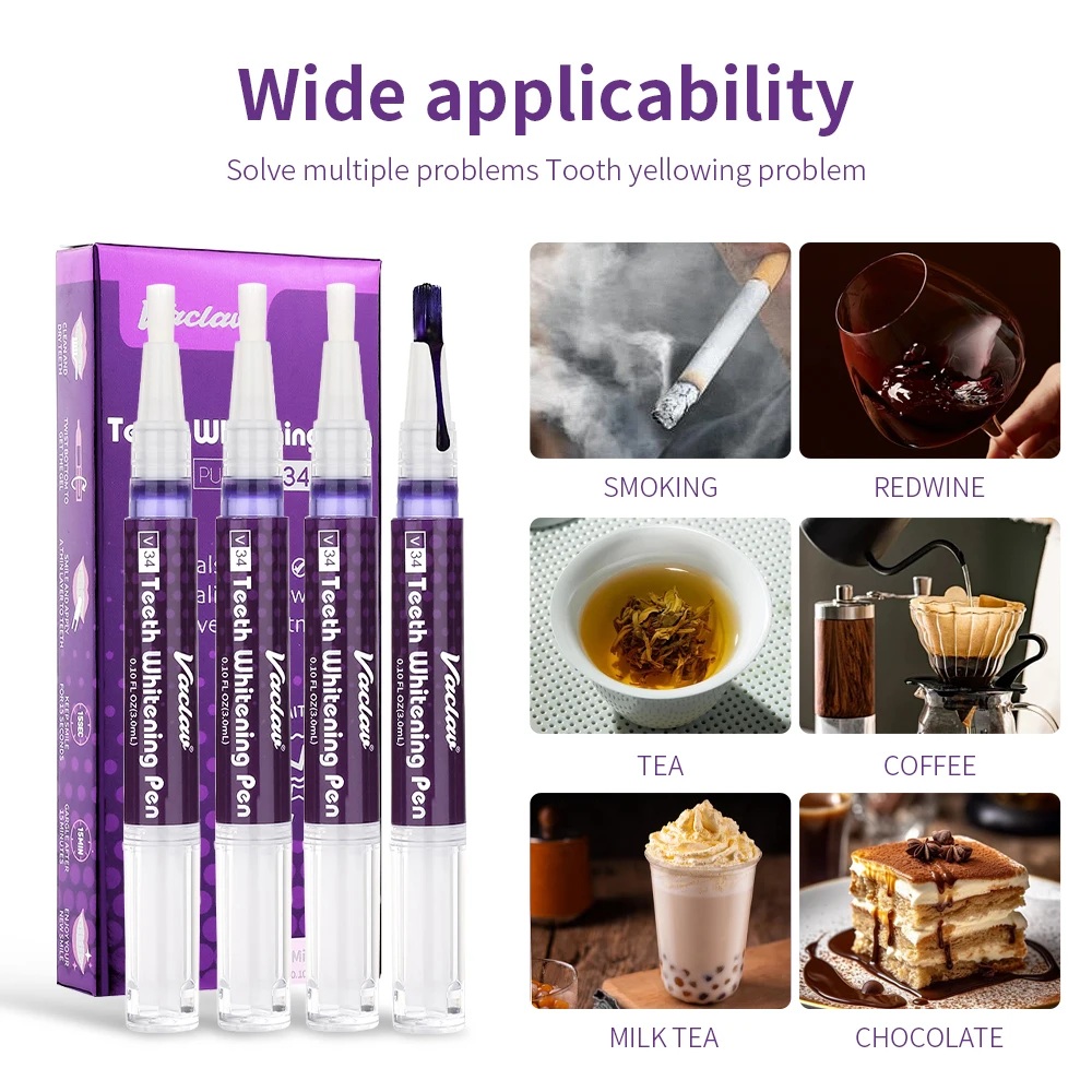 วาคลาฟ V34 ปากกาเจลฟอกสีฟันสีม - Teeth Whitening Hismile บทวิจารณ์และราคา